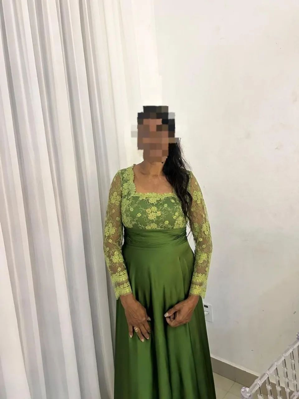 Vestido verde oliva  - Foto 2