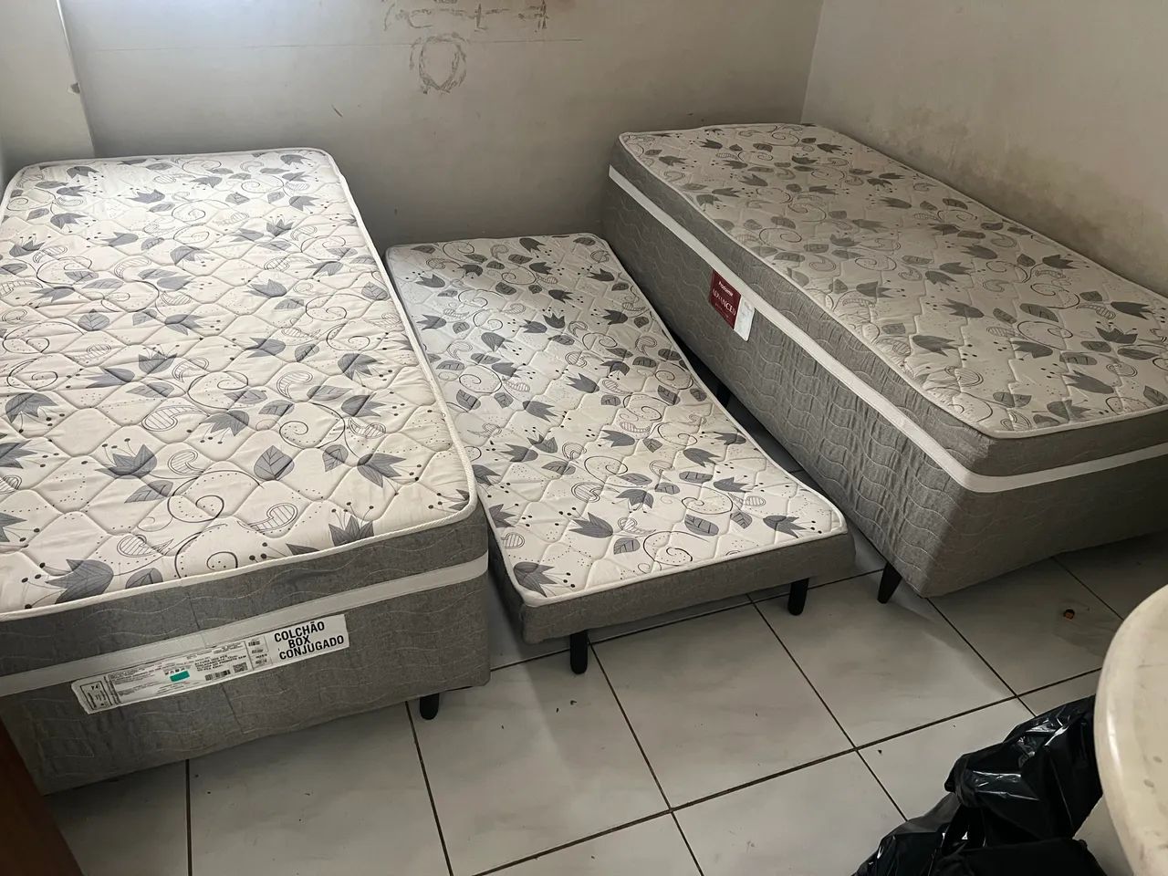 Camas box solteiro