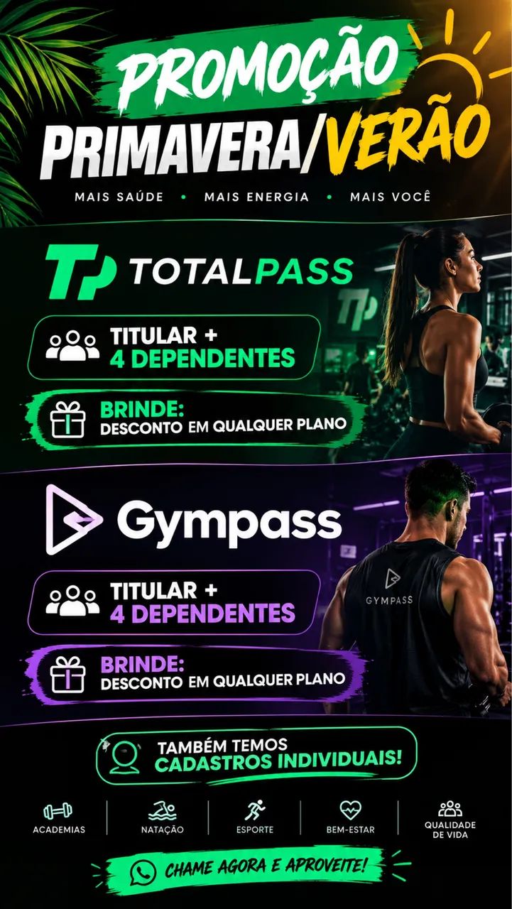 TENHO PLANOS DE ACADEMIA COM DEPENDENTES - Foto 2