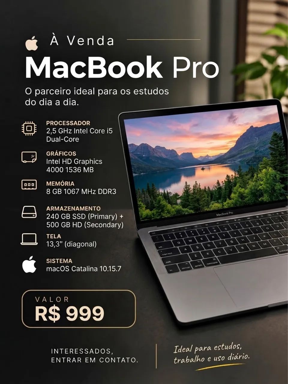 Vendo MacBook Pro 13?