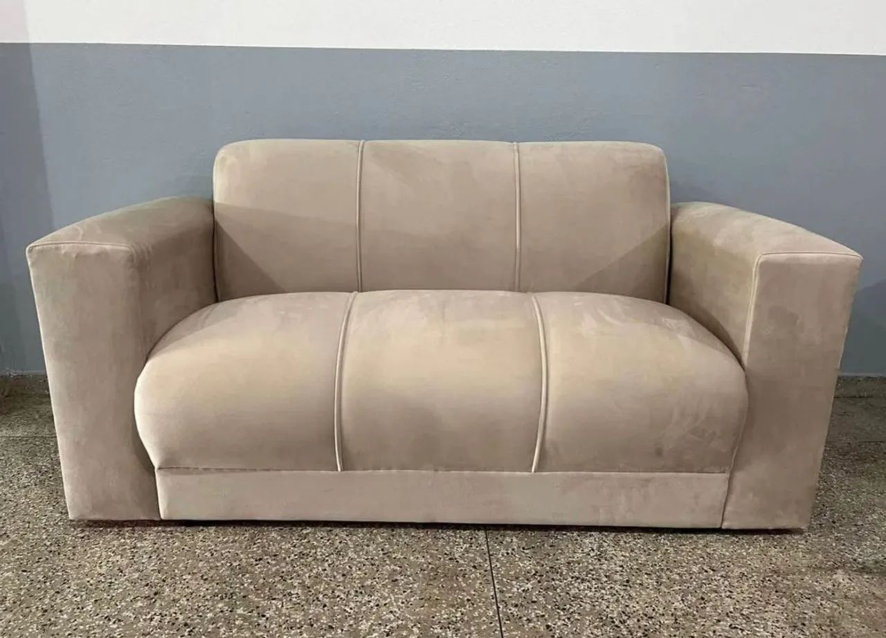 3 lugares com Puff sofás em várias cores - Foto 2