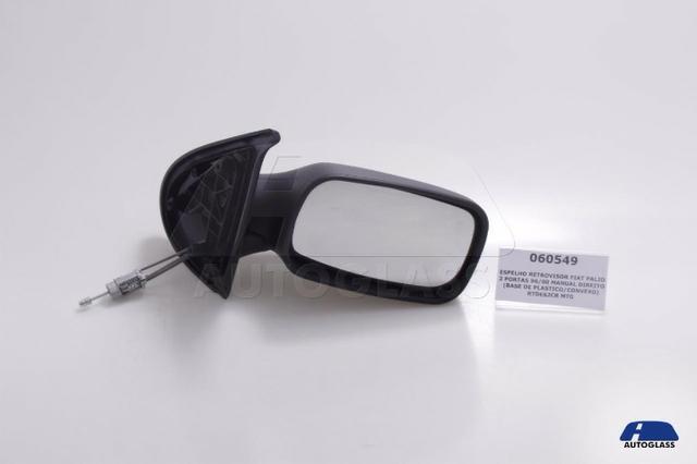 Retrovisor Externo Fiat Palio 96/00 3P Manual Direito Preto (Bp/Lco)