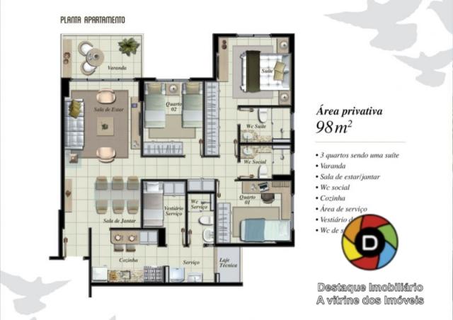 Apartamento no residencial passaredo - Foto 17