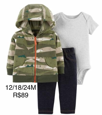 Conjuntos 3 peças Carters Fleece e Moletom - Foto 5