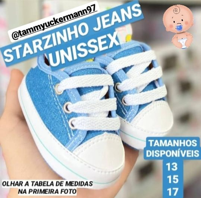 Sapatinhos starzinhos de bebê e sandalinha
