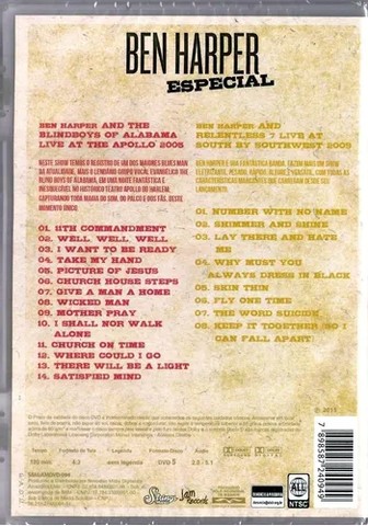 DVD Ben Harper 2 Shows em 1 - Foto 2