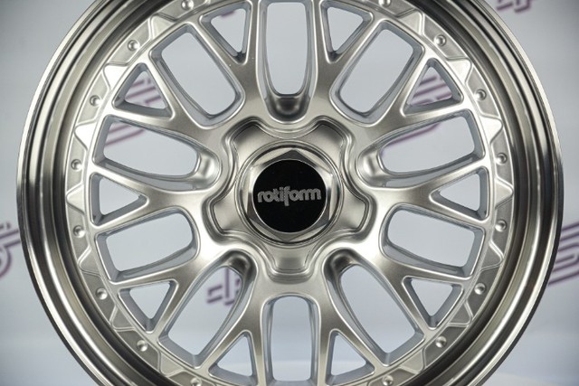 Rodas Rotiform LS-R Prata Borda Diamantada 5x112 - 19x8,5 aro 19 tala 8,5 - Foto 2