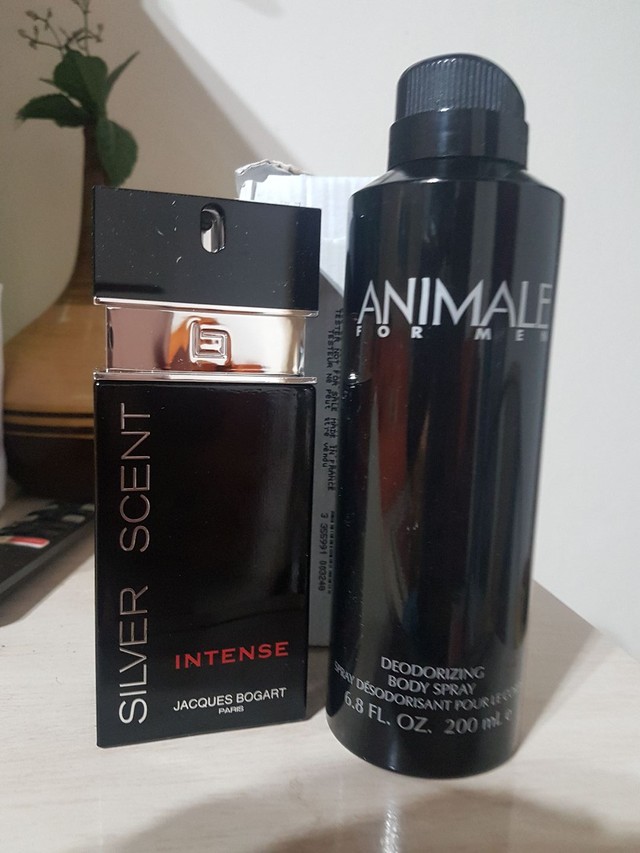 Kit SILVER SCENT 100ML E DEODORIZEND ANIMALE FOR MEN 