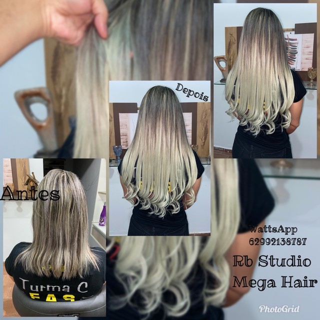 Coloque seu mega Hair pronto !!! Cabelos humanos. - Foto 5