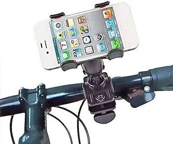 Suporte celular com garra para guidão de bike bicicleta regulável  - Foto 2