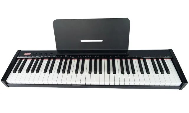 Piano Eletrônico 61 Teclas Arranjador Konix - PH61-S MIDI +