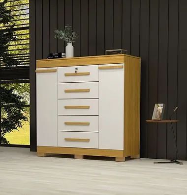 Comoda Diana 100% MDF, C/ Chave e Sapateira - ACP Moveis - Foto 3