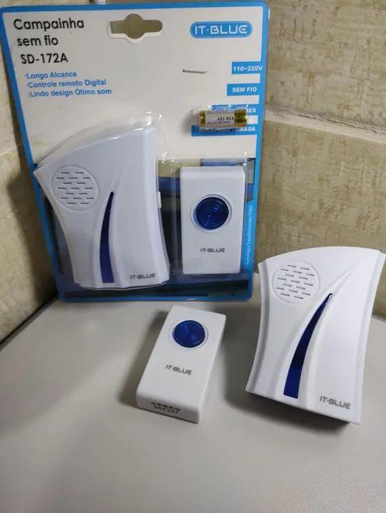 Campainha Residencial Wireless Sem Fio Doméstica  - Foto 3