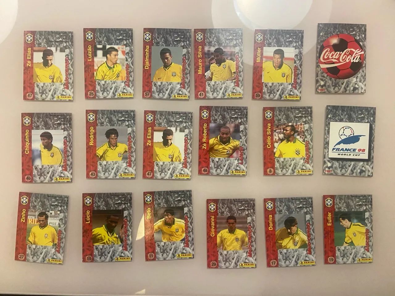 Cards Copa do Mundo 98 Coca Cola
