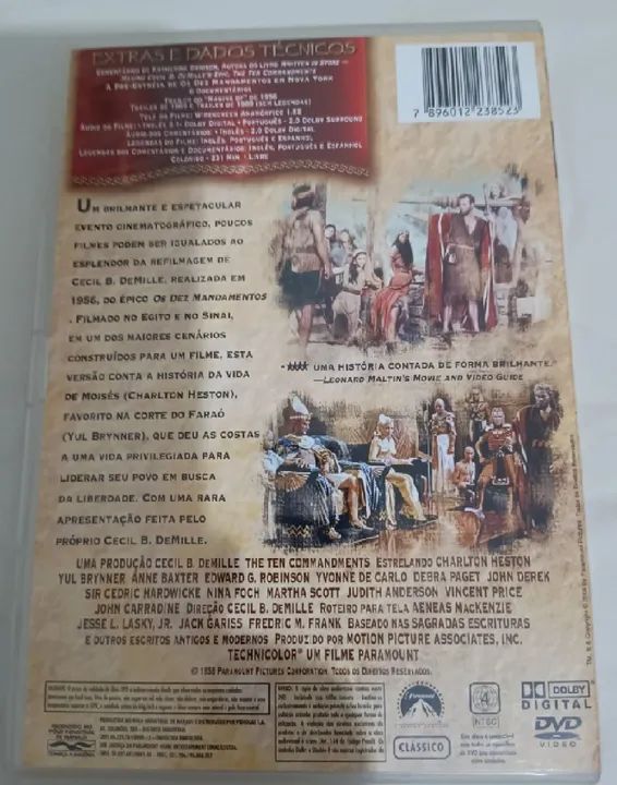 Filme os dez mandamentos  - funcionando  - Foto 2
