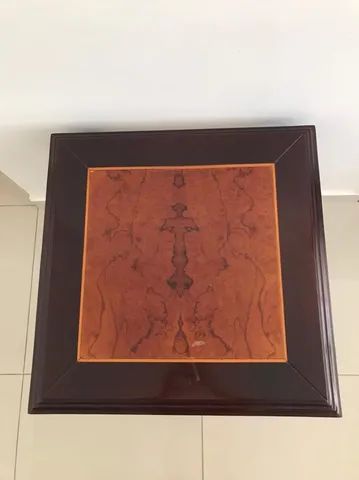 Mesa de Apoio em madeira e Marchetaria - Foto 3