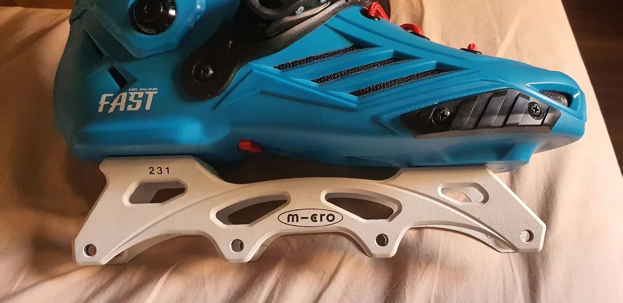 Base MICRO 231MM para Patins Inline somente lado direito  - Foto 5