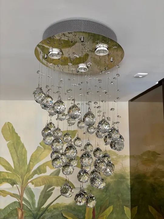 Lustre moderno de cristal - Foto 2