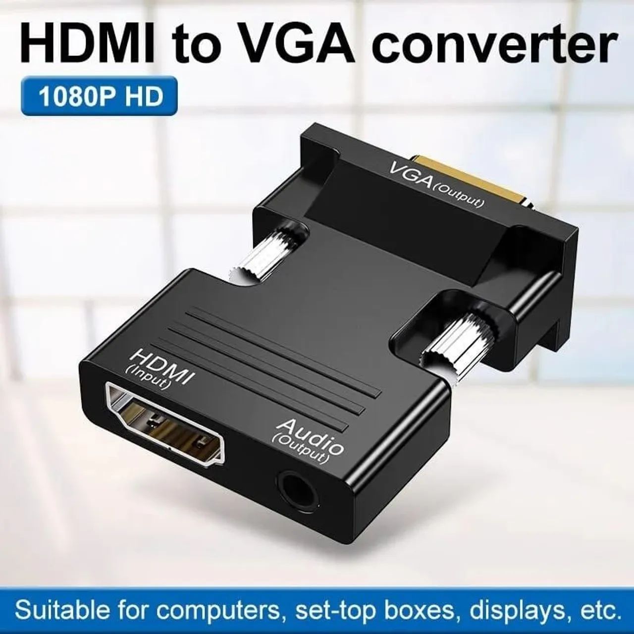 Conversor HDMI para VGA 1080P HD 