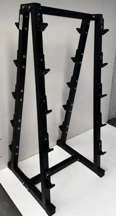KIT BARRAS MONTADAS RETO OU W INJETADAS 12 Á 30KG + SUPORTE - Foto 4