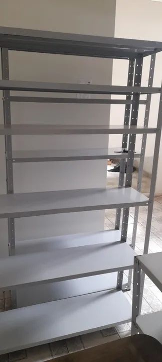 Prateleira aço cinza  - Foto 2