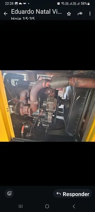Gerador Atlas Copco -pekins 39/36.5  KVA manual 2014 - Foto 3