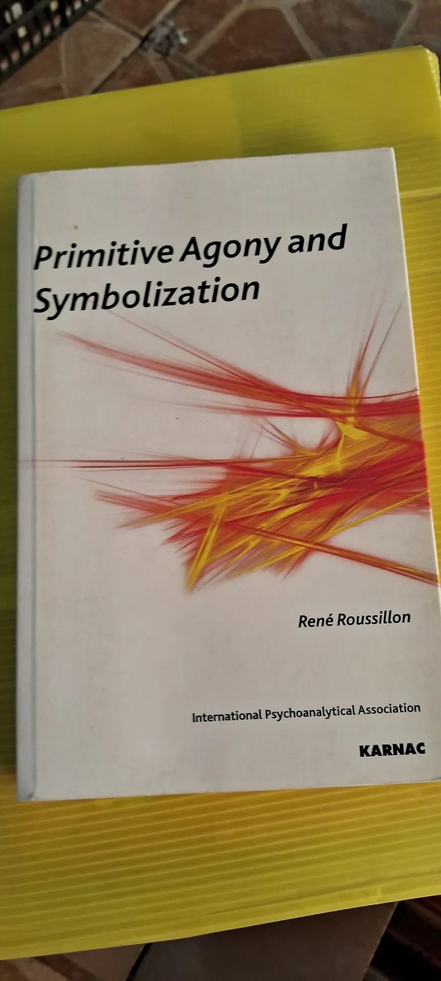 Livro Primitive Agony and Symbolization