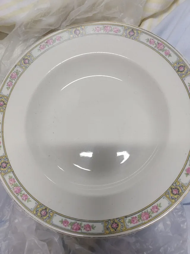 5 Pratos em porcelana inglesa Alfred Meaklin