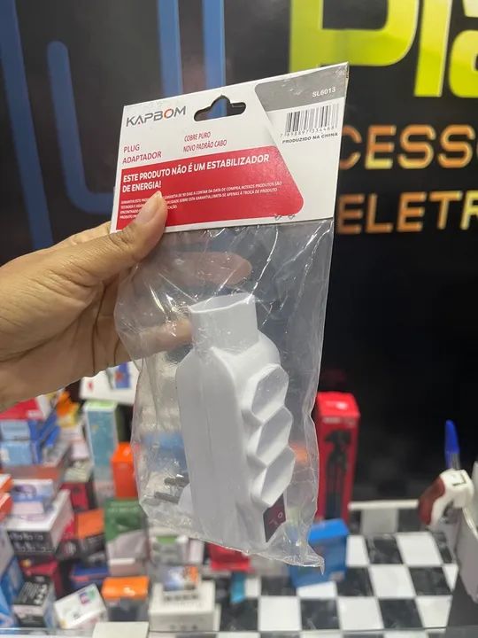 Filtro de linha Plug 3 Tomadas 