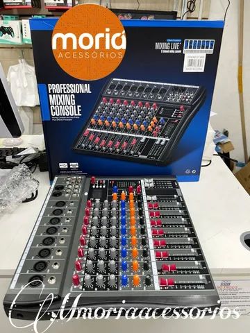 Mesa Som Profissional 8 Canais Console Misturador Usb Efeito - Foto 5