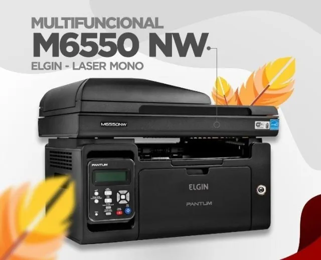 impressora laser multifuncional Pantum 6550nw zero