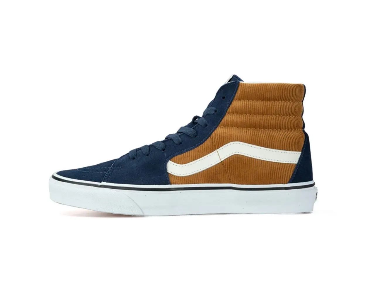 Vans azul fashion e marrom