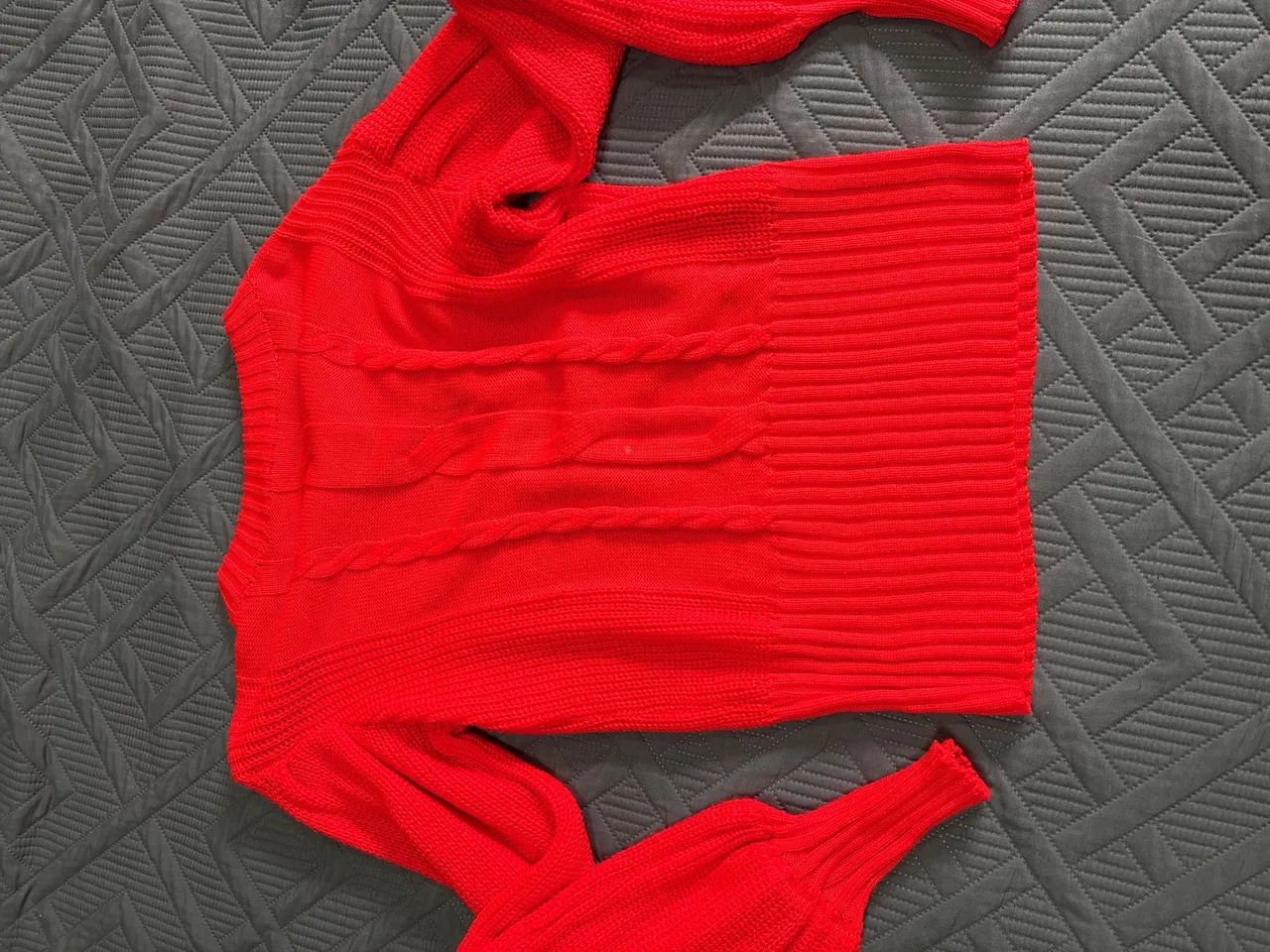 Blusa de frio tricot laranja  - Foto 2