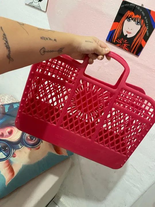 Bolsa de Praia Rosa Melissa - Estilo Praticidade! - Foto 3