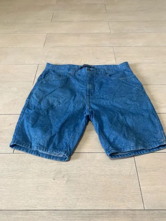 Bermuda Jeans Bermudão Tamanho 50 - Foto 3