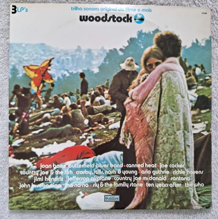 Trilha Sonora Original do Filme Woodstock - 3 LPs