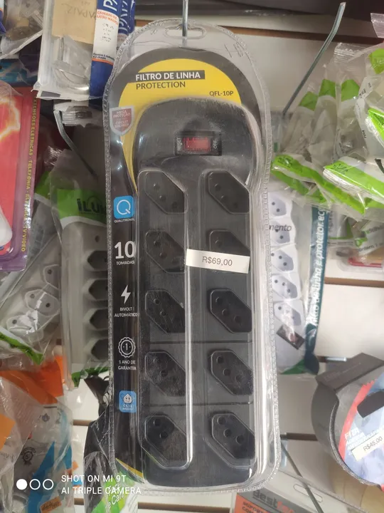 Filtro de linha 10 tomadas - 69,00