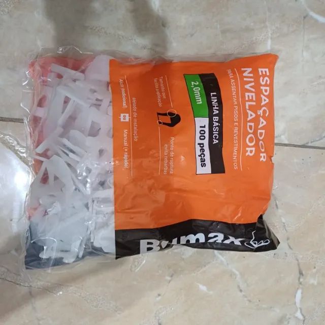 Espaçador Niveladora 2,0mm 100 peças B