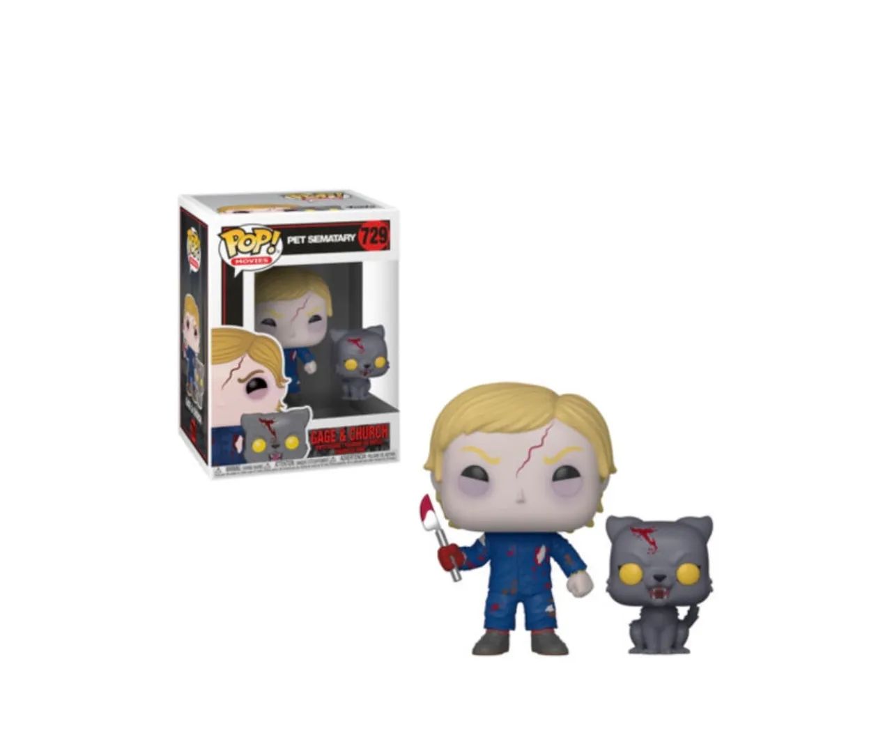 Funko Pop Pet Sematary Gage & Church 729