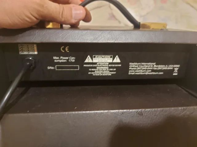 Amplificador de violão acústico washburn WA20 importado do USA - Foto 6