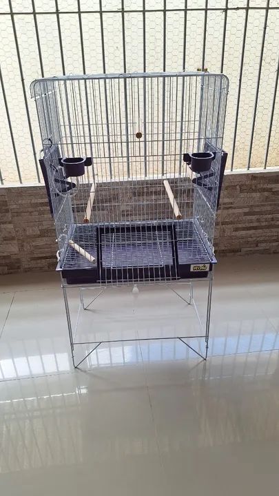 Gaiola para aves pequeno porte usada única vez!  Ler descrição!!! - Foto 5