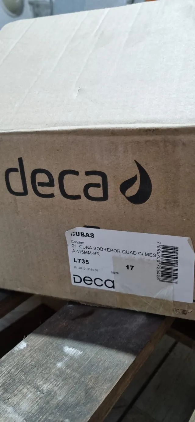 Cuba quadrada deca de encaixar ou sobrepor 64842826493057124