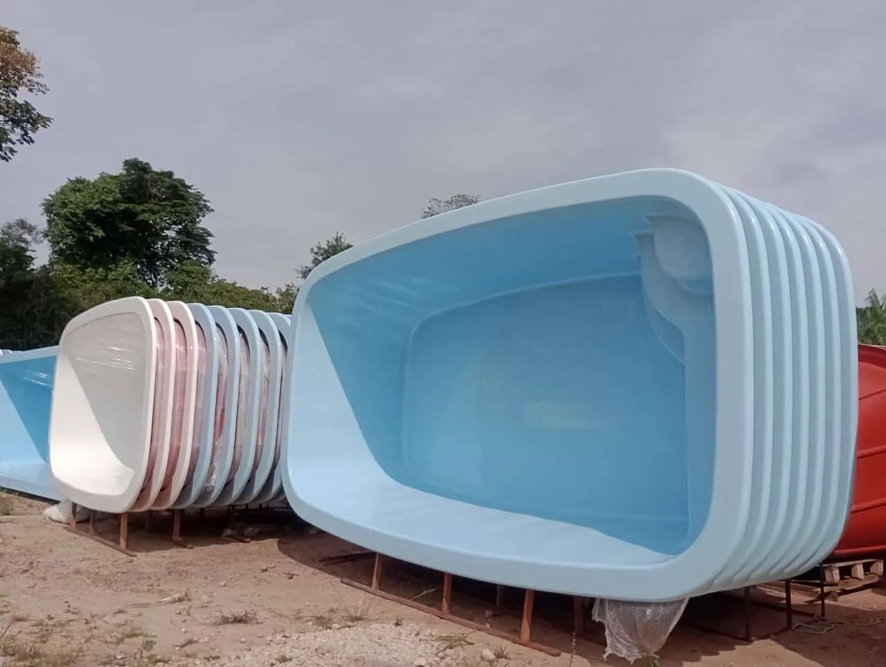 Piscinas de fibra 
