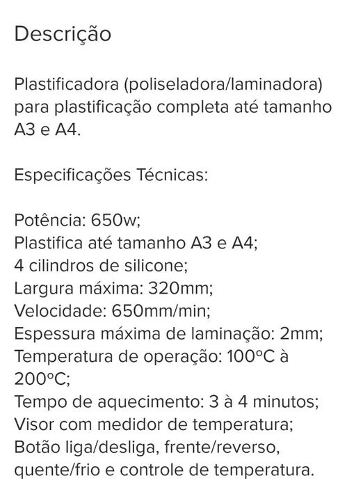 Máquina de plasticidade e selar,nova embalagem, 127vca, urgente!! - Foto 4