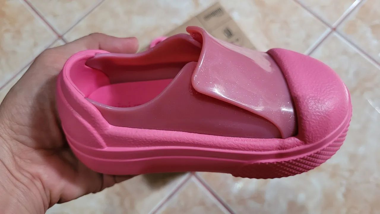 Tênis infantis Mini Melissa Blank Canvas - Foto 3