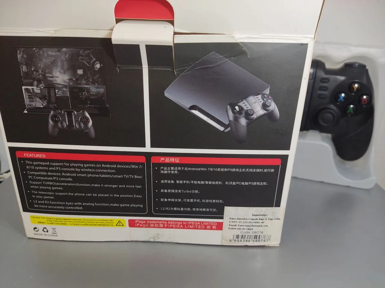 Controle Ipega 3 em 1 Wireless para Android, PC, TV Box - Foto 2