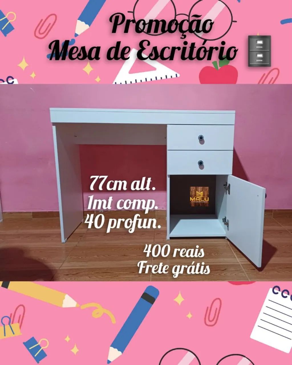 Mesa de Escritório em Promoção - Frete Grátis!