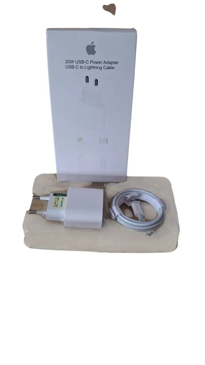 Carregador Apple 20W USB-C para Lightning - Foto 2