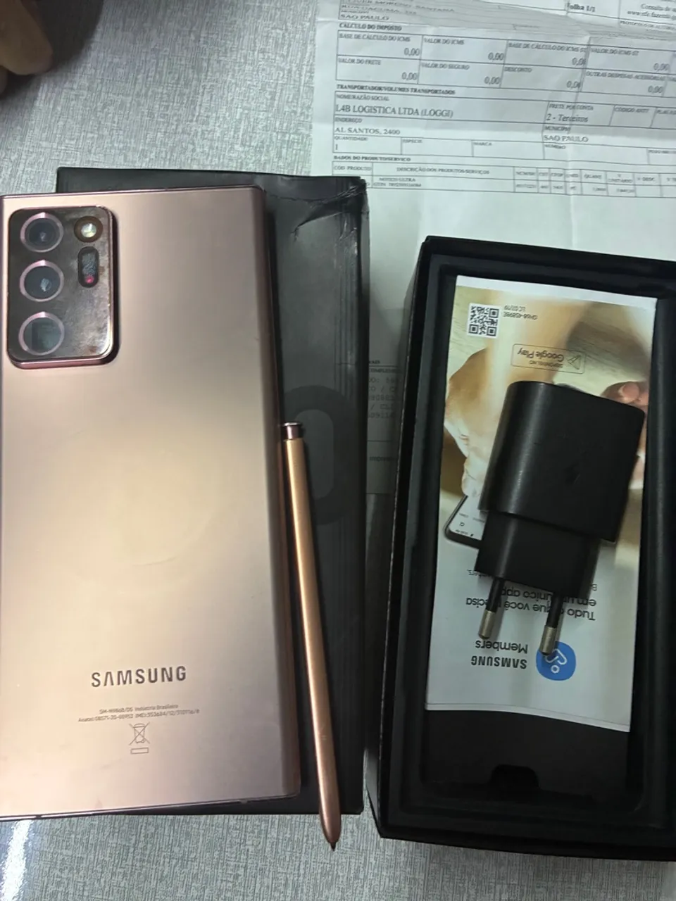 Note 20 ultra de 256gb cor Bronze
