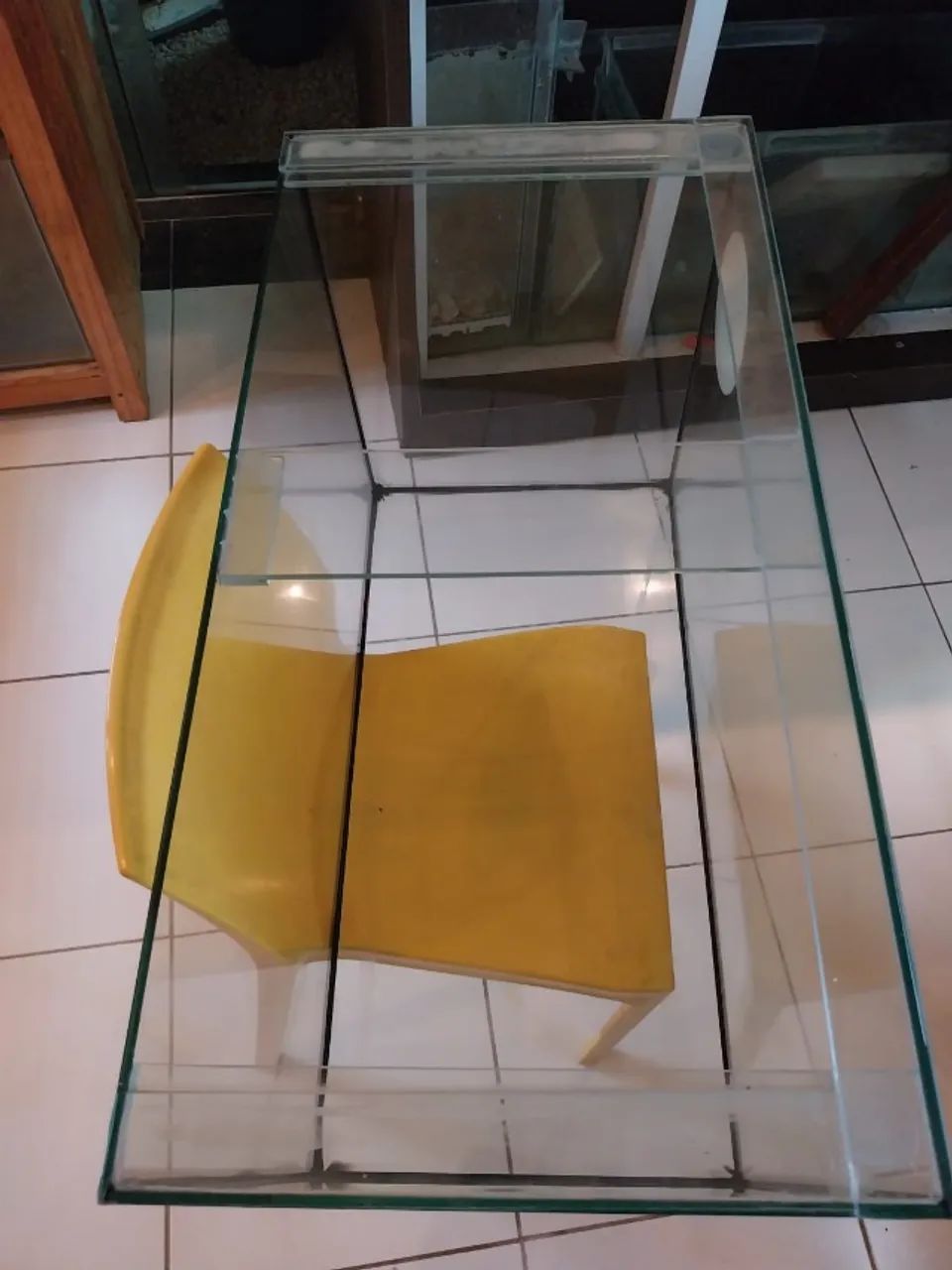 Aquário Grande 160 Litros 80x40x50 vidro 5mm com tampa Novo - Foto 3